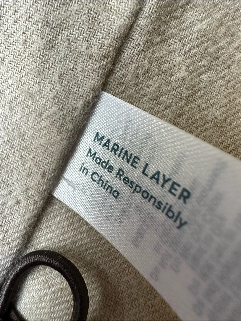 Marine Layer Pantoll Corduroy Vest size S brown puffer down